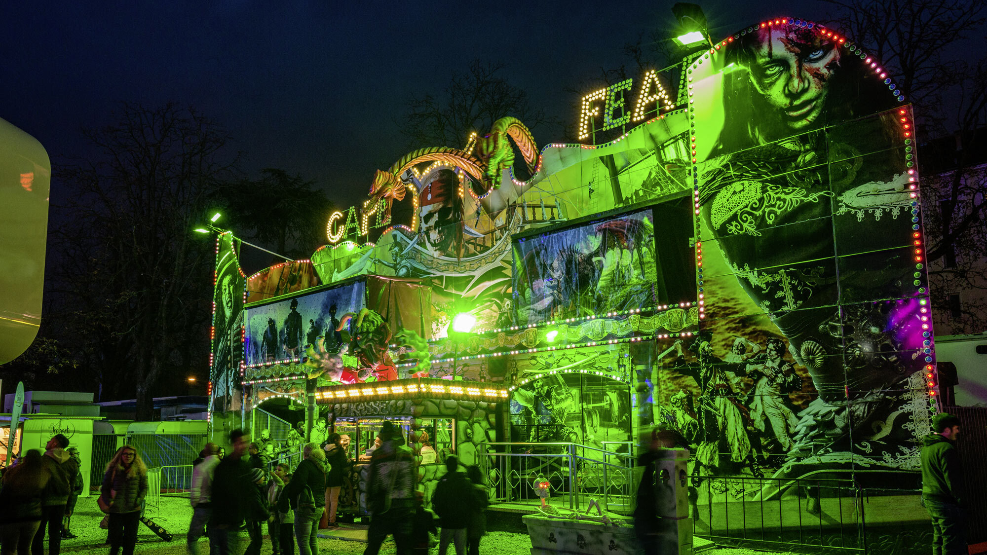 Grünes Licht wird häufig benutzt.